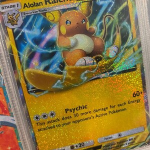 Alolan Raichu ex Shiny Pocket App TCG Carte Pokémon proxy de haute qualité Alternative personnalisée Full Art Shining Revelry Gardiens célestes A3