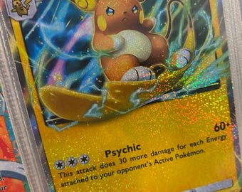 Alolan Raichu Ex | Pokmon Pocket Custom Card - Etsy