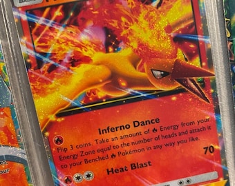 Arte de fã do cartão Moltres