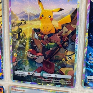 Pikachu ex pocket app tcg hoge kwaliteit proxy Pokemon kaart aangepast alternatief volledige kunst genetische apex mythische eilandset