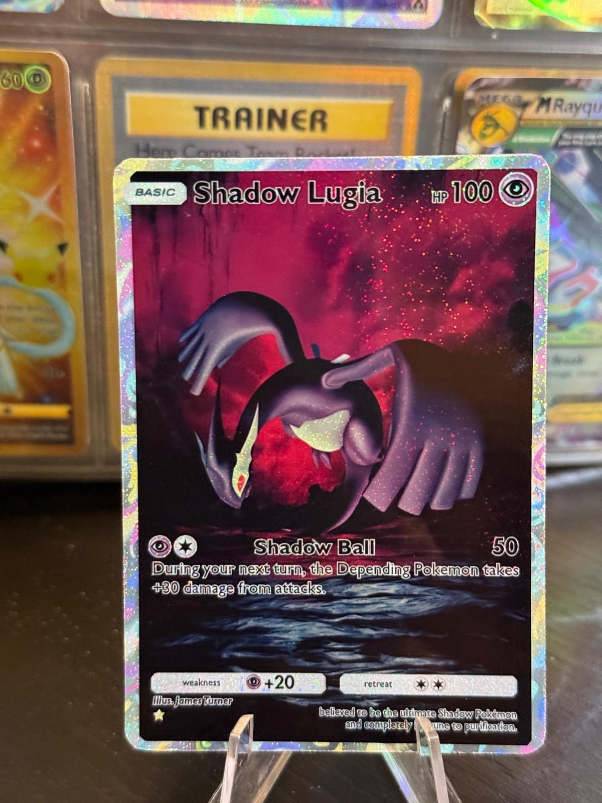 Shadow Lugia Card - Etsy Shadow Lugia Card - Etsy