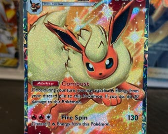 1999 flareon pokemon card Artbox Action Flipz - Premier Edition - [Base] #13 if tails 1999 Pokemon Jungle 1st Edition
