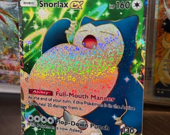 Arte de fan de la tarjeta de Snorlax