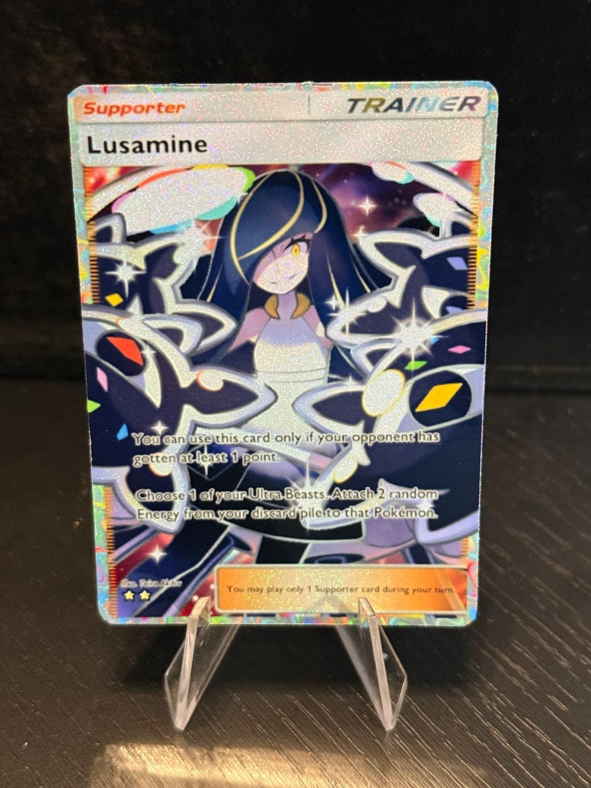 Lusamine card fan art