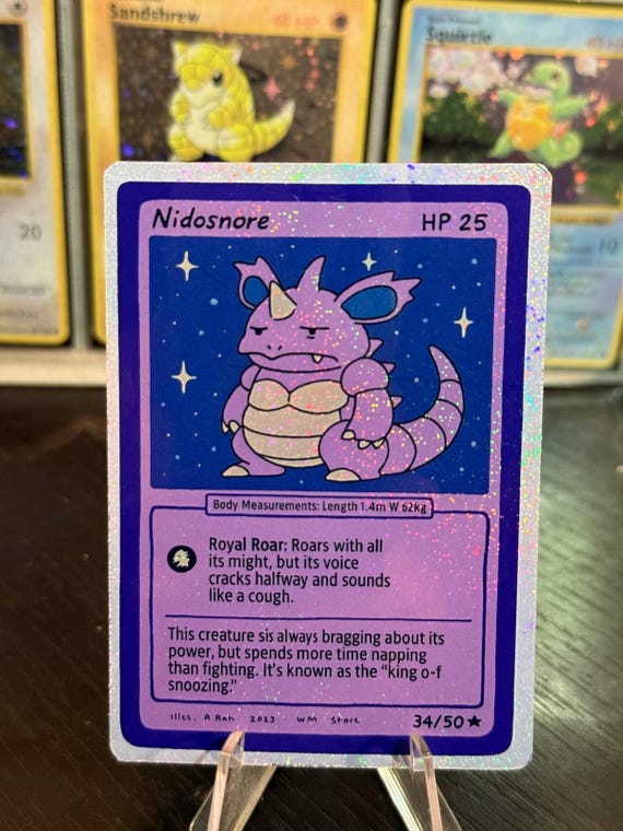 Nidoking Card Fan Art - Etsy Israel