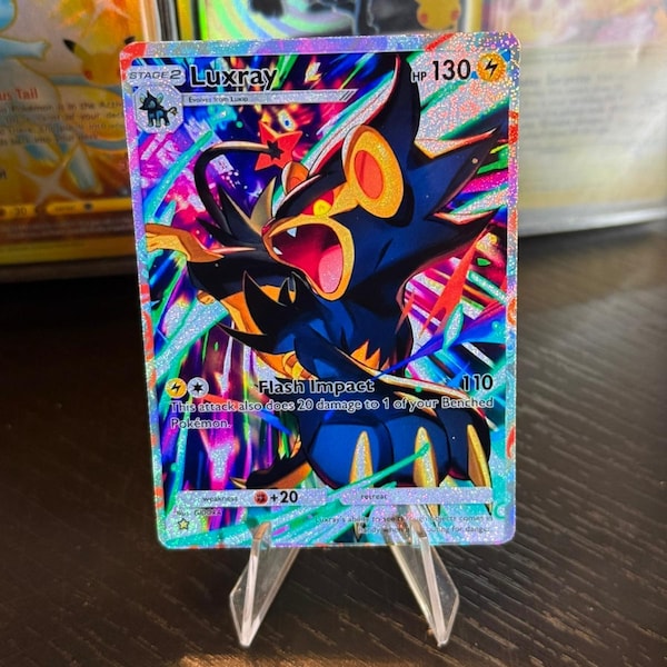 Luxray glänzende, schimmernde Karten-Fanart