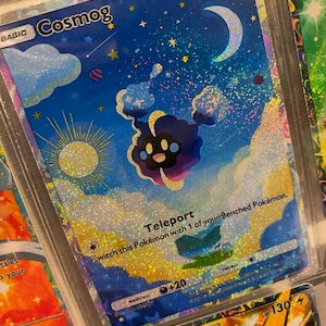 Cosmog ex shiny pocket app tcg proxy haute qualité carte Pokémon alternative personnalisée full art shining revelry gardiens célestes a3