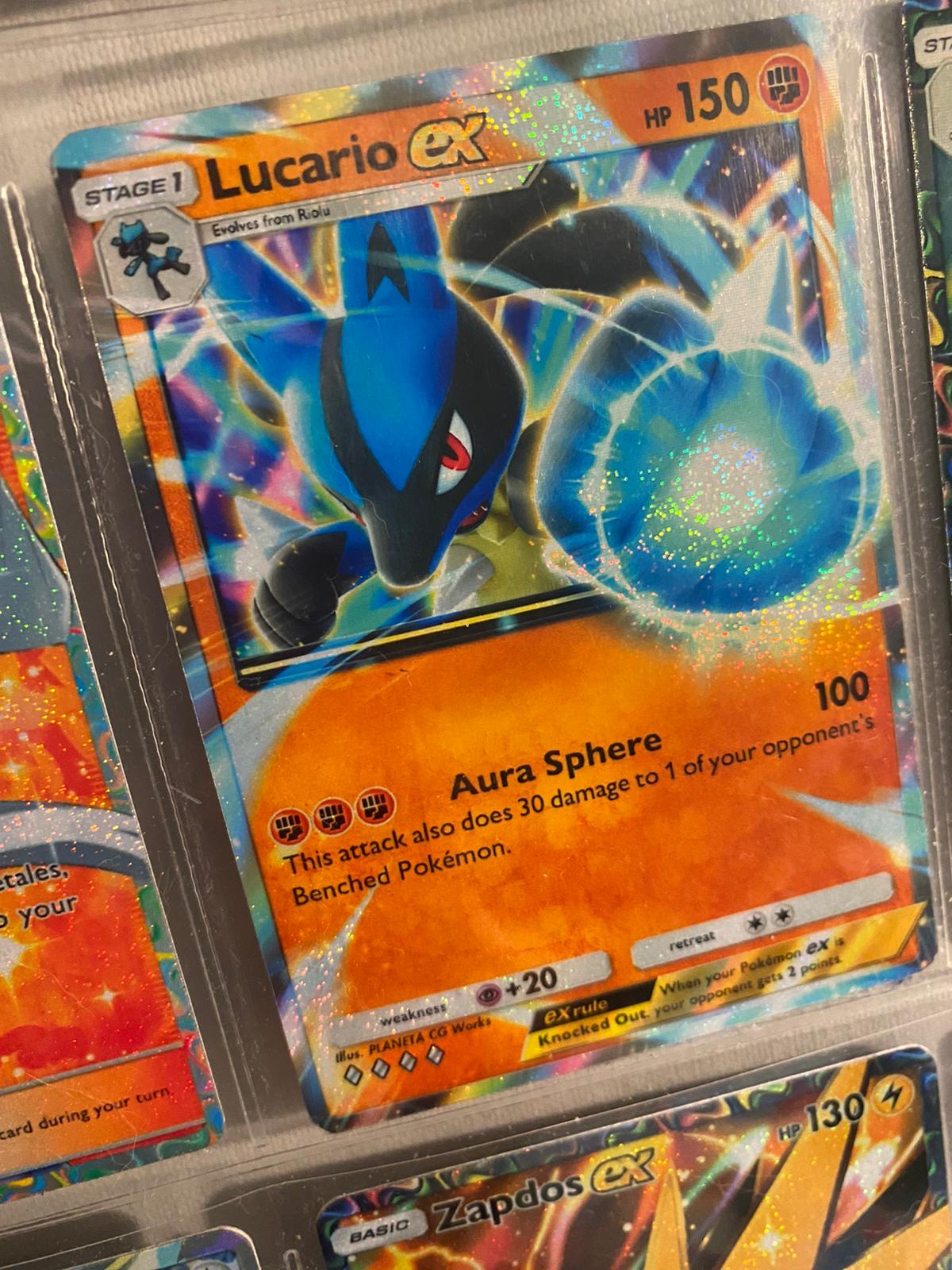 Lucario Original Card - Etsy Norway