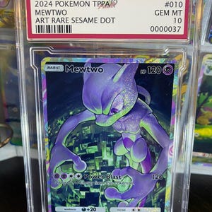 Mewtwo ex pocket app tcg high quality proxy Pokemon card custom alternative full art genetic apex mythical island set graded gem mint slab