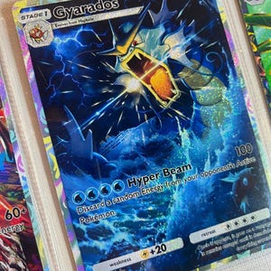 Gyarados ex pocket app tcg haute qualité proxy carte Pokémon alternative personnalisée full art génétique apex mythical island set