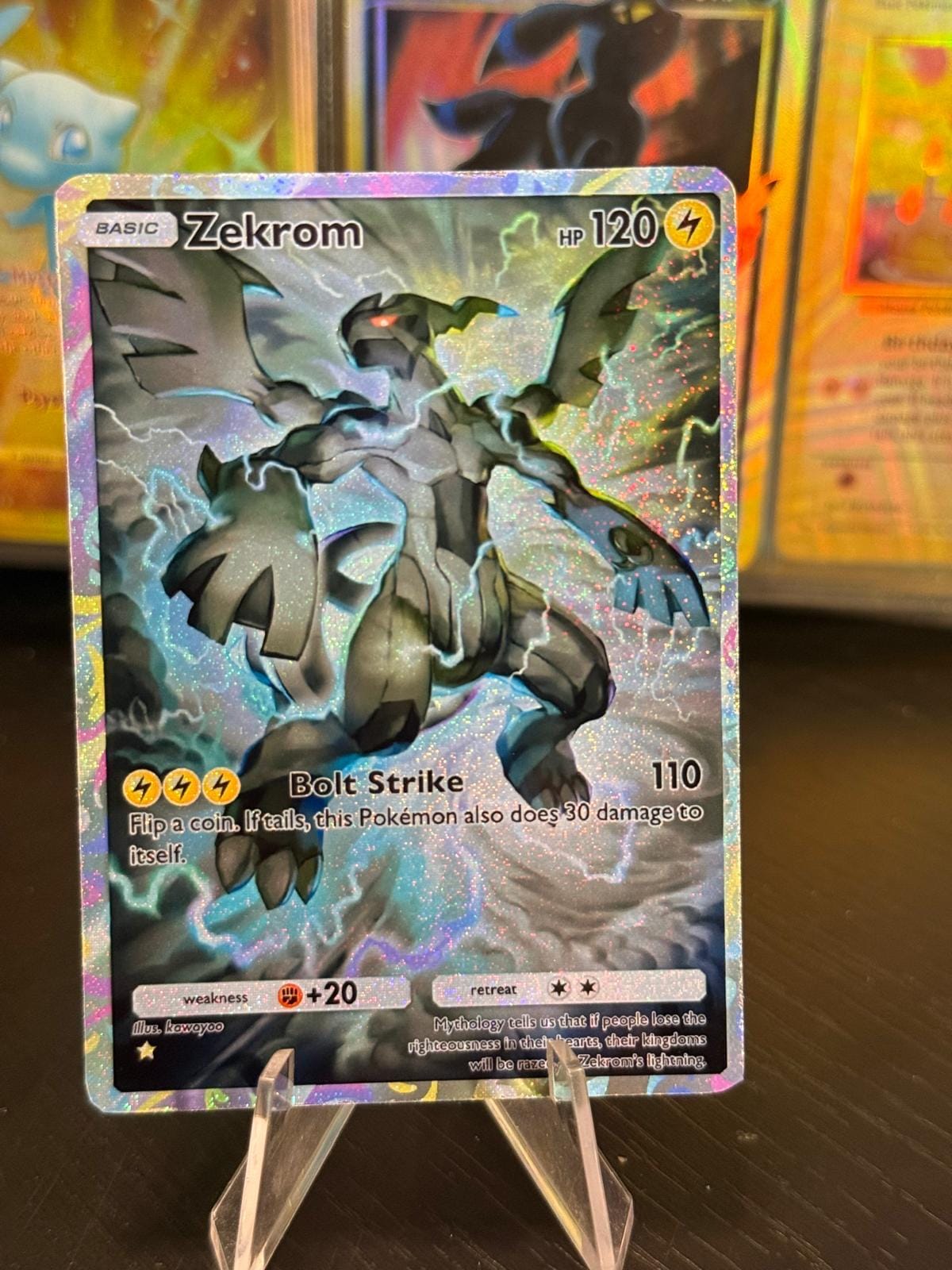 zekrom basic pokemon card value Pokemon Graded: JP Zekrom 169/86 Black Bolt (2025) SAR Beckett 9.5 main image 1