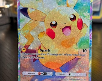 Pikachu With the Starry Night Pokémon Card Collectible/gift