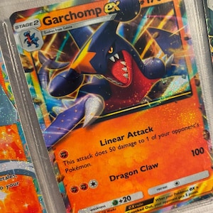 Garchomp ex promo pocket app tcg tarjeta de pokemon proxy de alta calidad personalizada alternativa genética apex triumphant light space time smackdown