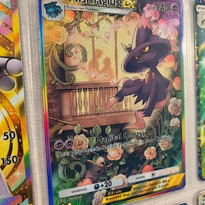 Application de poche Mismagius tcg proxy de haute qualité carte Pokémon personnalisée art complet génétique apex île mythique ensemble espace temps smackdown