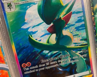 gallade pokemon card price V Colorless Swirling Slice (160) Move an Energy from this Pokmon to 1 of your Benched Pokmon Gallade Promo Card - Etsy
