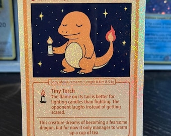 Charmander card fan art