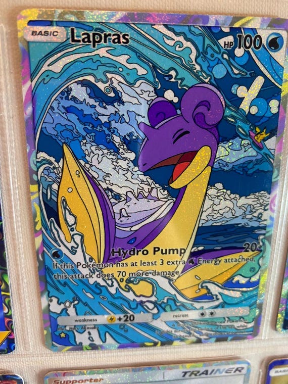 Lapras Card Fan Art - Etsy Israel Lapras Card Fan Art - Etsy Israel