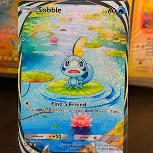 sobble pokemon card Pokemon Sword & Shield Base 054/202 Sobble Reverse Holo