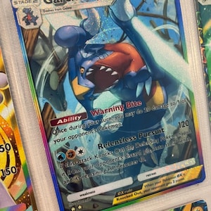 Garchomp ex pocket app tcg proxy de haute qualité carte Pokémon personnalisée art complet génétique apex île mythique espace temps smackdown
