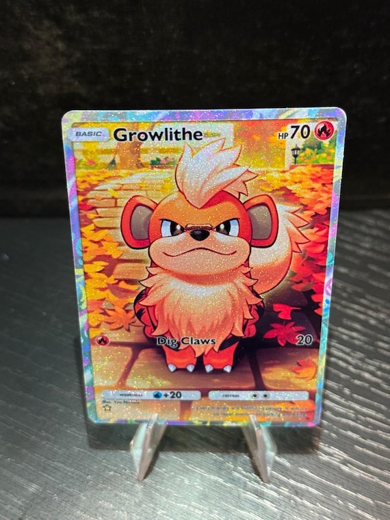 growlithe pokemon card holographic Growlithe Card Fan Art
