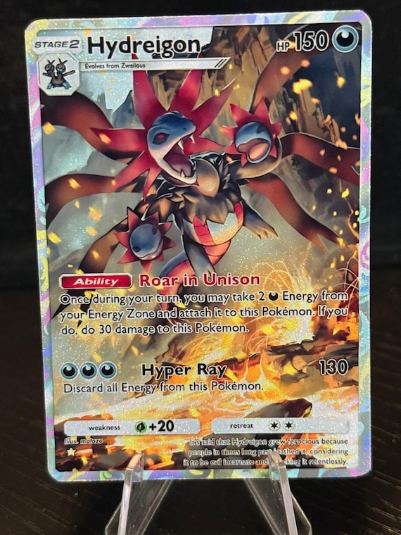 holographic hydreigon card 2025 010/015 Dragon Discovery Holo Holo Rare Card Type Pokemon - Hydreigon-EX (62/108) -