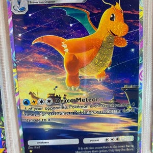 Dragonite ex pocket app tcg high quality proxy Pokemon card custom alternative full art genetic apex mythical island set