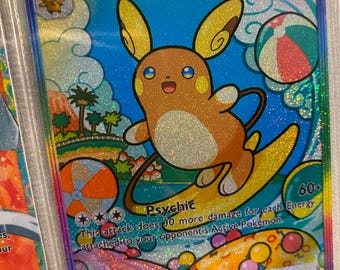 Alolan Raichu card fan art