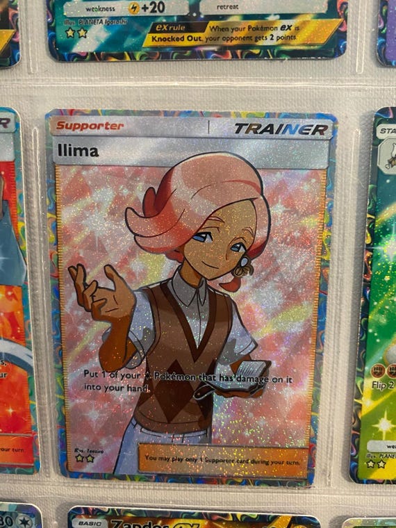 Ilima Trainer Card Fan Art - Etsy Canada