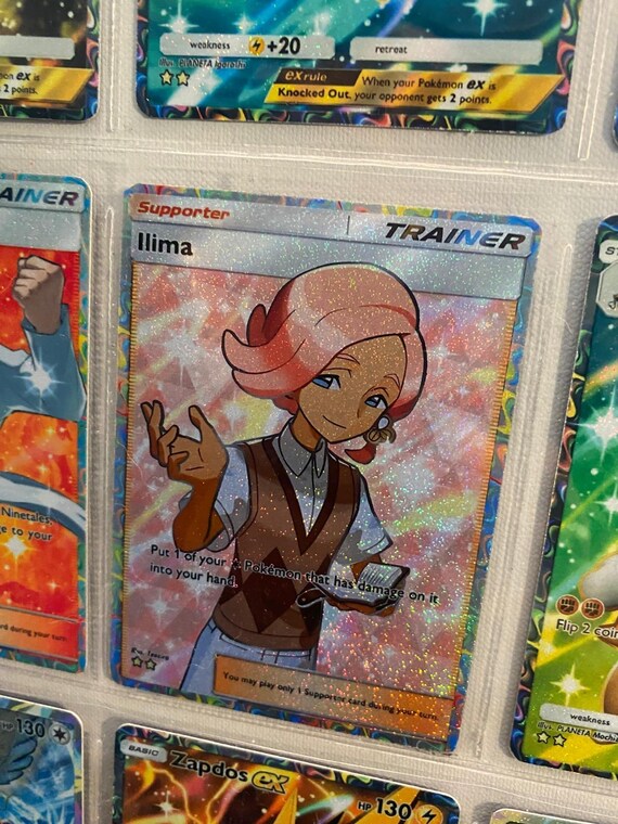 ilima pokemon card value Sun & Moon - 121/149 - REVERSE HOLO that player draws 6 cards Ilima 2017 Sun & Moon