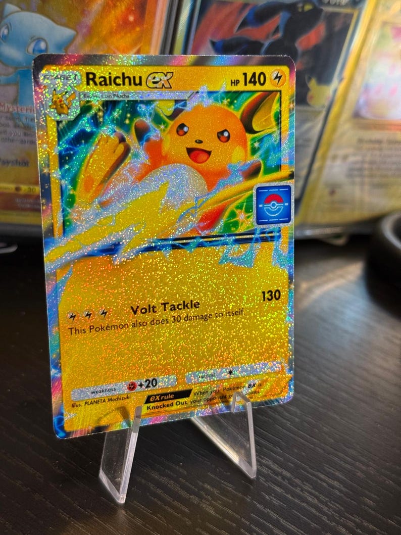 Raichu Card Fan Art - Etsy