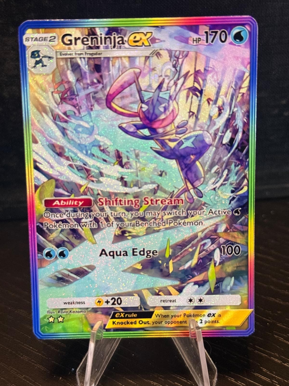 ash's greninja pokemon card Pokemon Card Game Scarlet & Violet ex Start Deck Water Greninja main image 0
