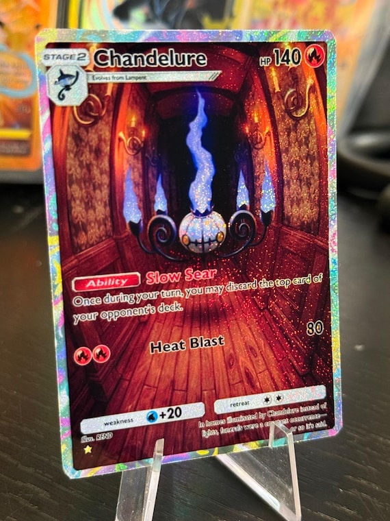 Chandelure Card Fan Art - Etsy Ireland
