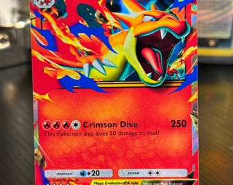 M リザードンX gx ポケモンカード - Etsy 日本