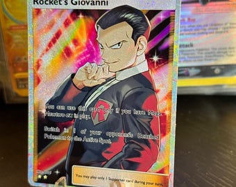 Original 1999 POKEMON Gym Challenge Giovanni's Gyarados 5/132 Unlimited  Game Card Pokemon TCG Game Card NM - Etsy