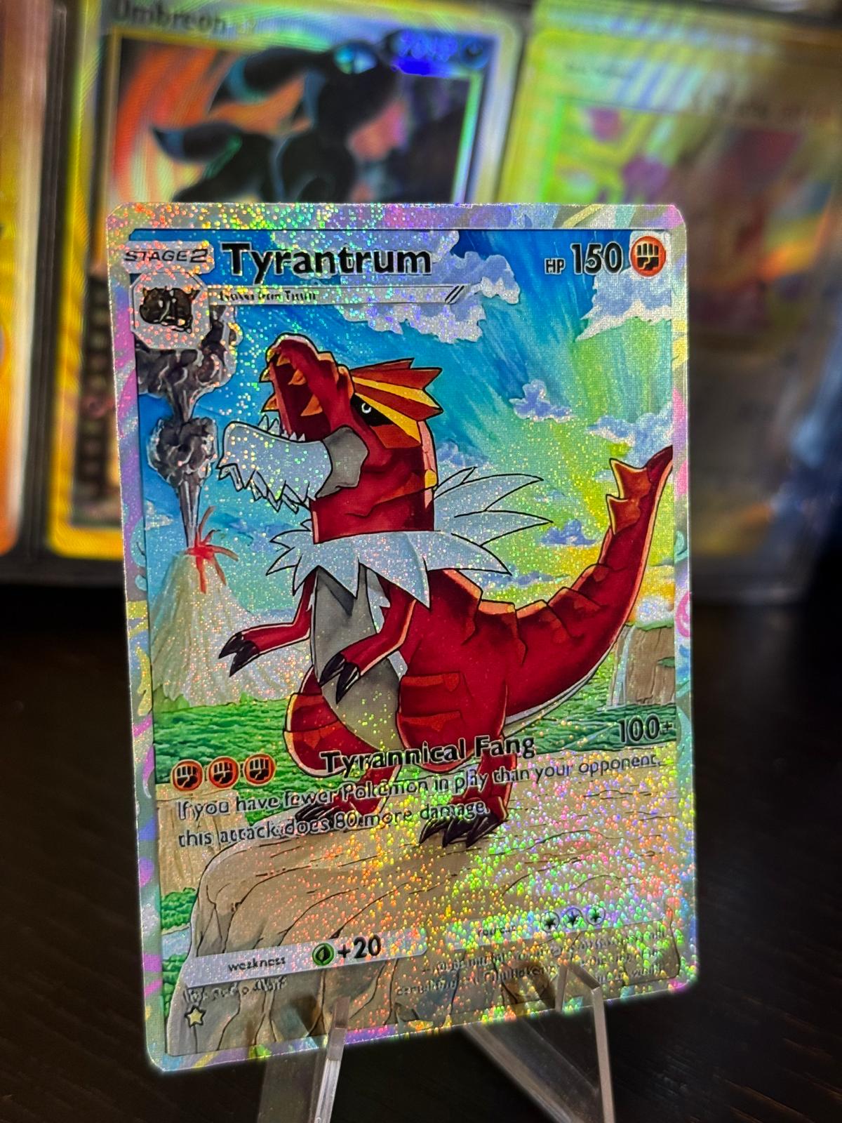 tyrantrum pokemon card value Fan Art your opponent takes 2 Prize cards Pokémon TCG Tyrantrum Rare Holo