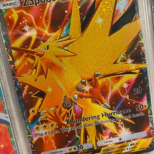 Zapdos ex pocket app tcg high quality proxy Pokemon card custom alternative full art genetic apex mythical island set