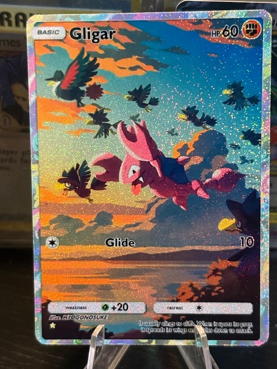 gligar pokemon card Graveller 1999 Fossil Set First Edition Pokemon Card PSA 7 – Thompsons Coins main image 1
