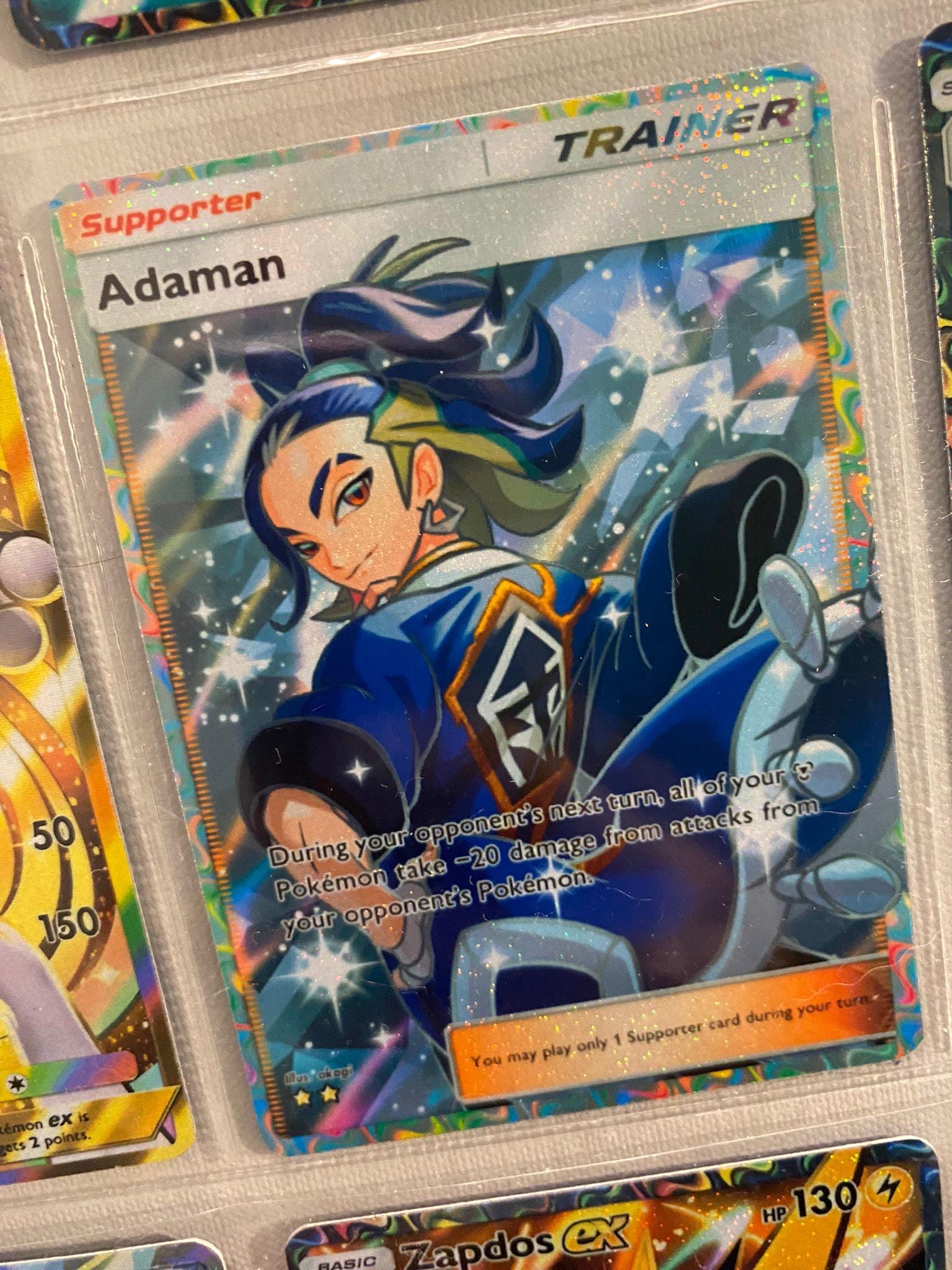 Adaman Trainer Card Fan Art - Etsy