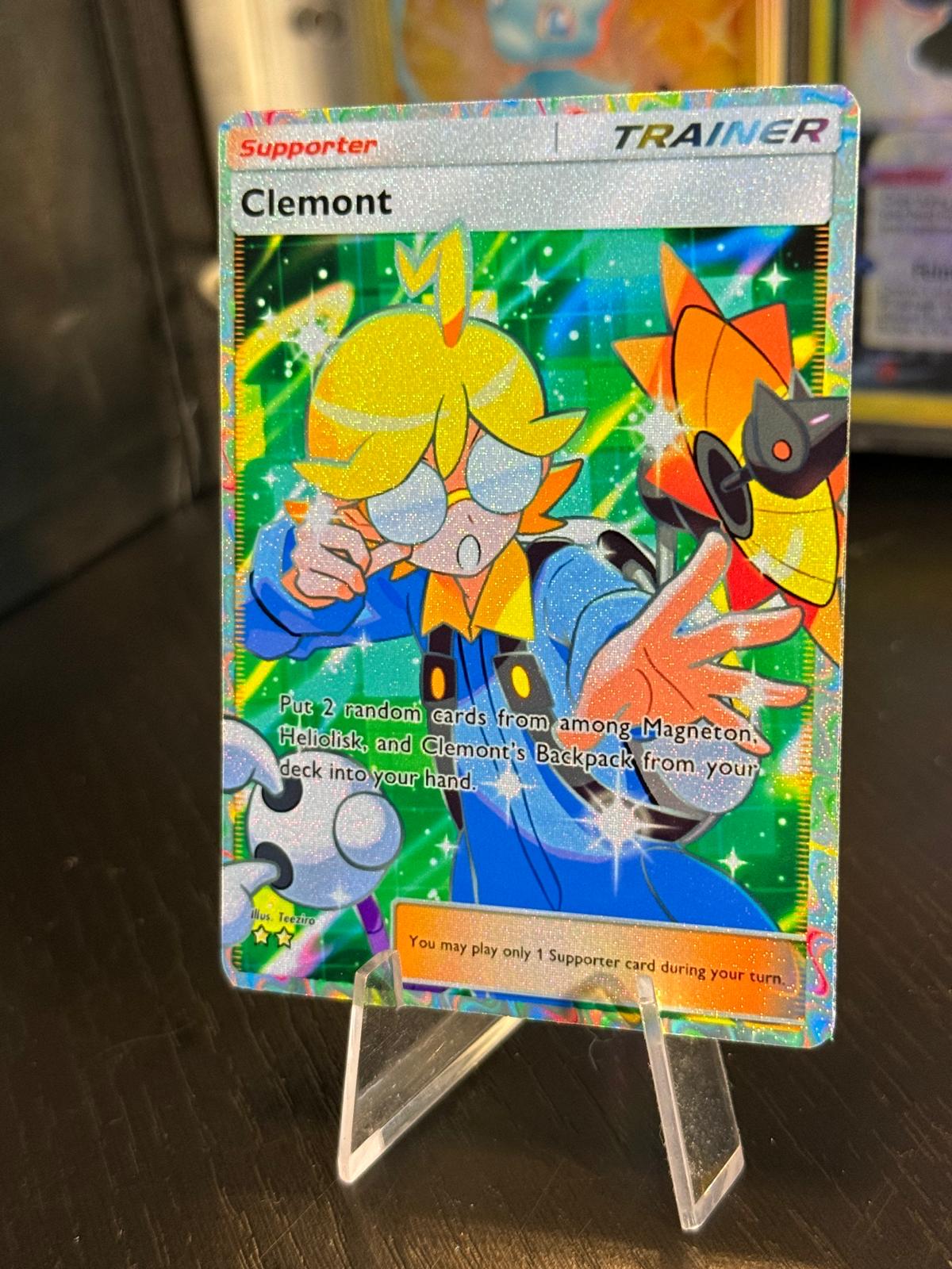 clemont pokemon card Clemont (Crimson Blaze #68/103, 2-Diamonds)