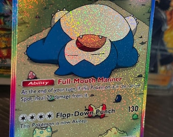 Arte de fan de la tarjeta de Snorlax