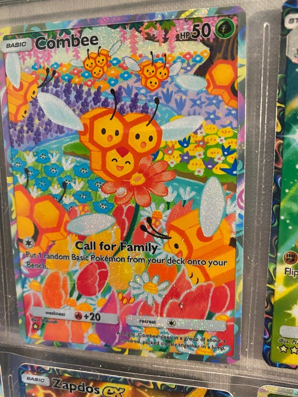 combee pokemon card Pokémon Sword & Shield EP Battle Region - Combee - S9a 008/067 C main image 1