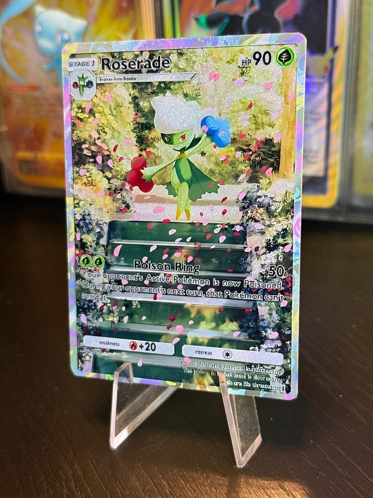 Roserade Card Fan Art - Etsy