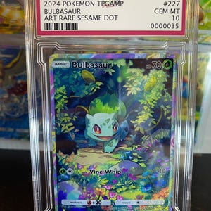 Bulbasaur ex pocket app tcg high quality proxy Pokemon card alternative full art genetic apex mythical island set graded gem mint slab