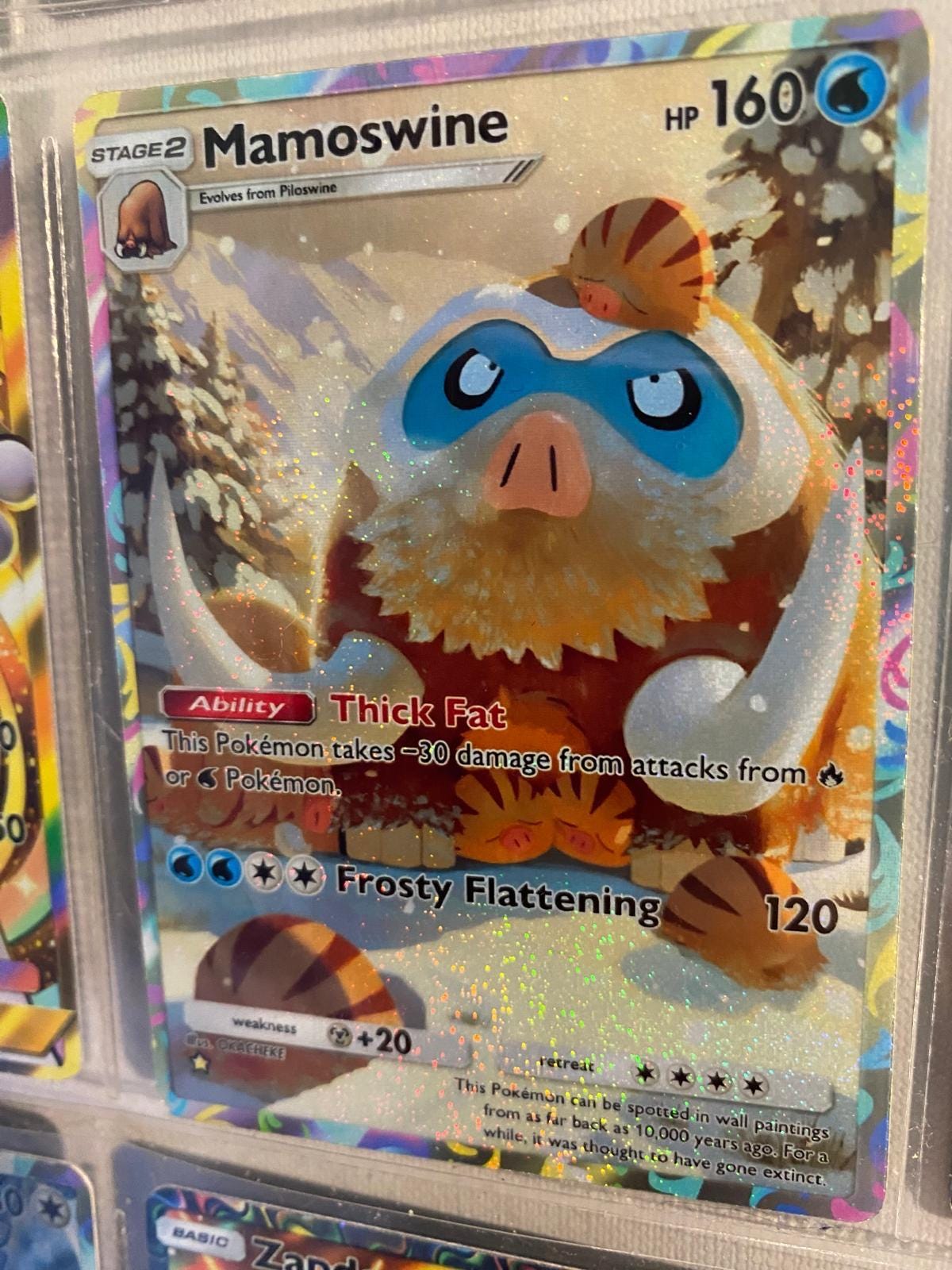 mamoswine pokemon card Mamoswine - 5/102 Holo Rare