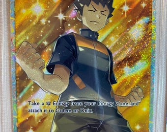 holographic brock trainer card 401 Games Canada - Brock's Grit - 135/181 - Uncommon main image 0