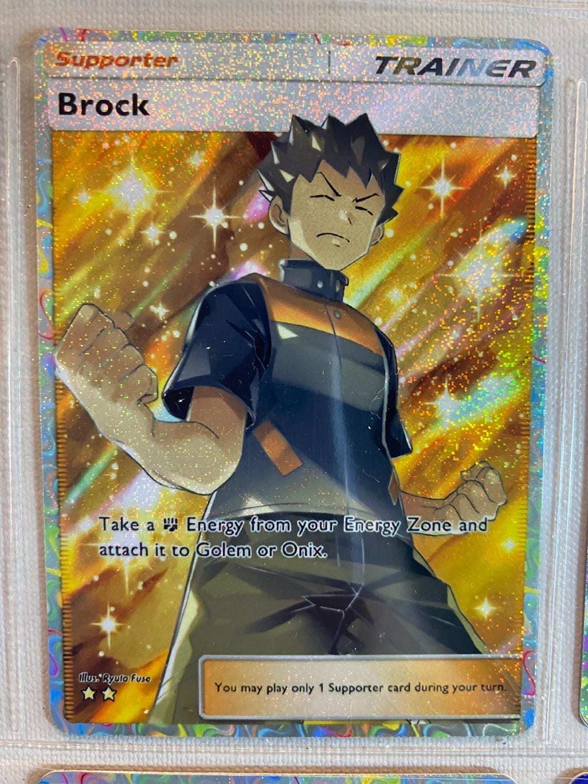 Brock trainer card fan art