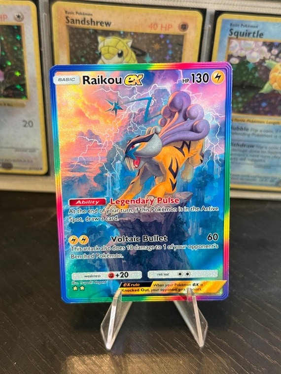 raikou pokemon card value Entei & Raikou Legend (top) (90/95) [Heartgold & Soulsilver: Unleashed –  Pokemon Plug main image 1