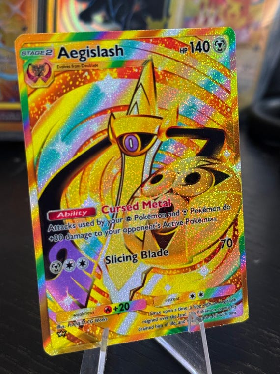 Aegislash Card Fan Art - Etsy Hong Kong Aegislash Card Fan Art - Etsy Hong Kong