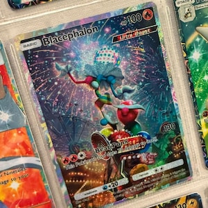Blacephalon ex shiny pocket app tcg proxy haute qualité carte Pokémon alternative personnalisée full art shining revelry crise extradimensionnelle