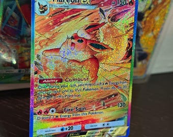 Ilustración de fan art de la carta de Flareon